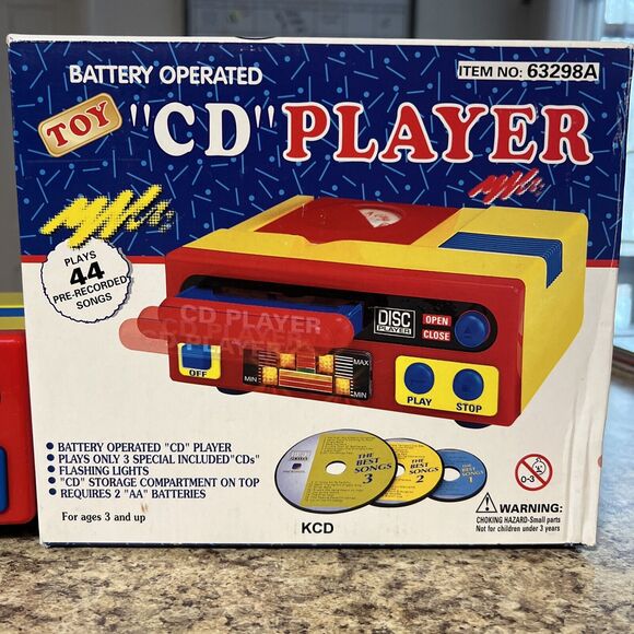 VTG‎ Radio Shack "CD" Player. Toy. Plays 44 Pre Recorded Songs Battery Operated - Picture 1 of 11